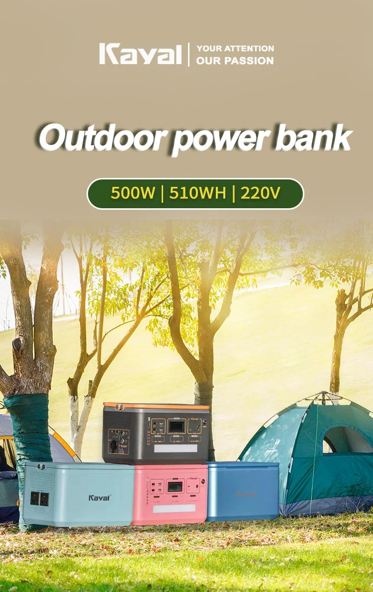 Camping Solar Charger Lithium Power Station 45000mAh 167wh USB DC AC Output 110V 500W Portable Power Bank for Laptops