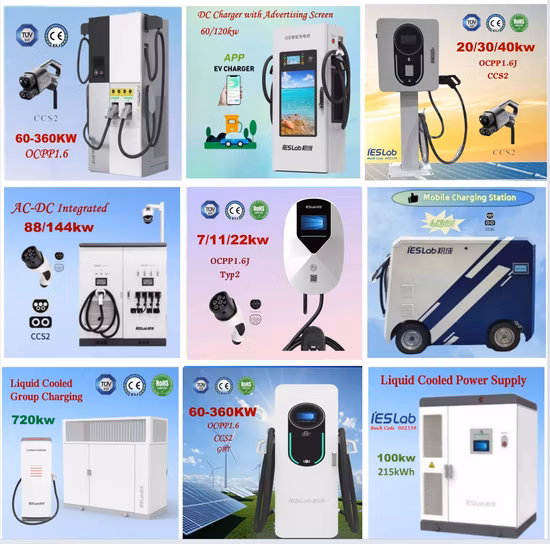 ホット販売 DC EV 充電ステーションユニット Chademo CCS 150kw 電気自動車充電ポイント Ocpp EV DC 急速充電器 1000V 出力電圧基本カスタマイズ