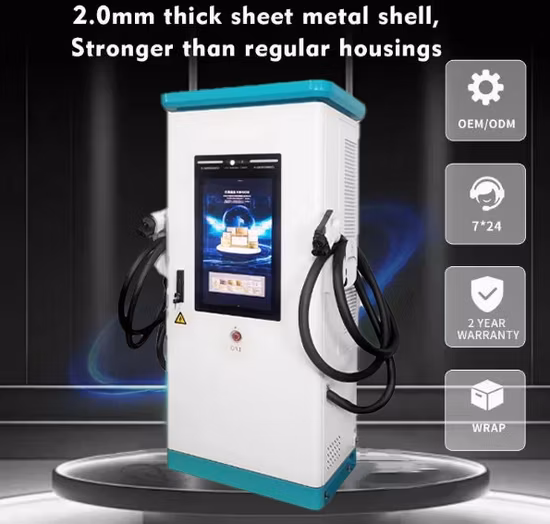 出力90 120 150 180 kWの電気バスおよびトラック用DC急速充電器、Chademo CCS2コネクタ、IP55、CE認証